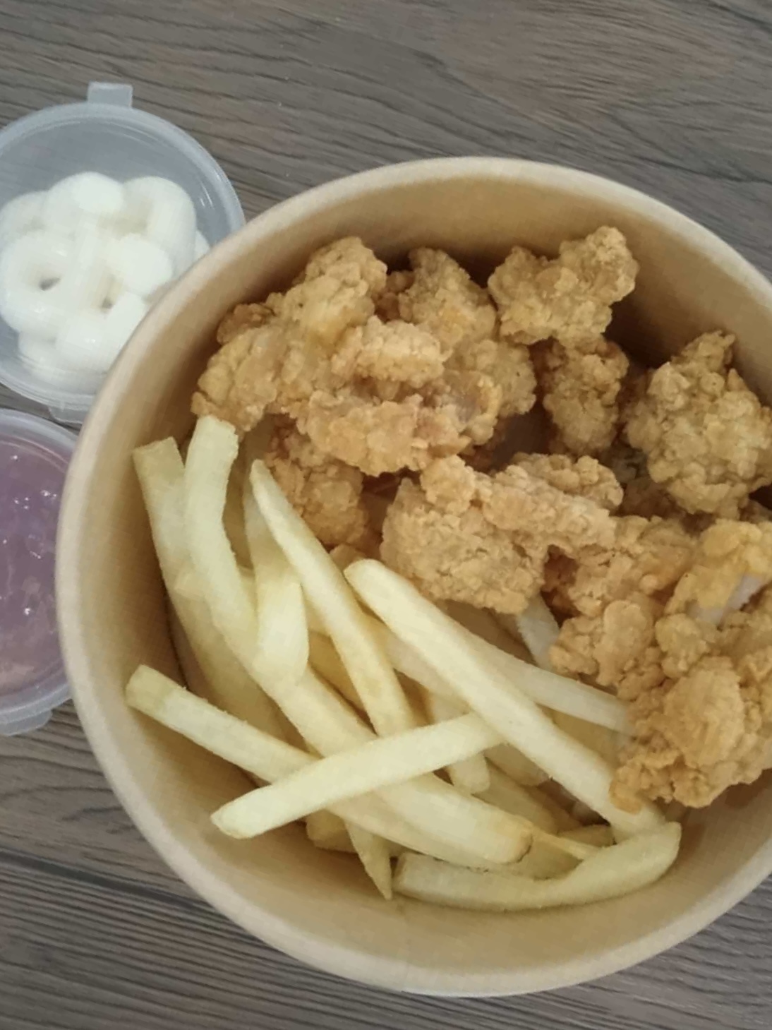 Chicken Popper with Fries