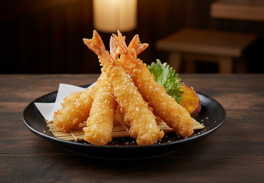 Light and crispy Japanese-style Shrimp Tempura